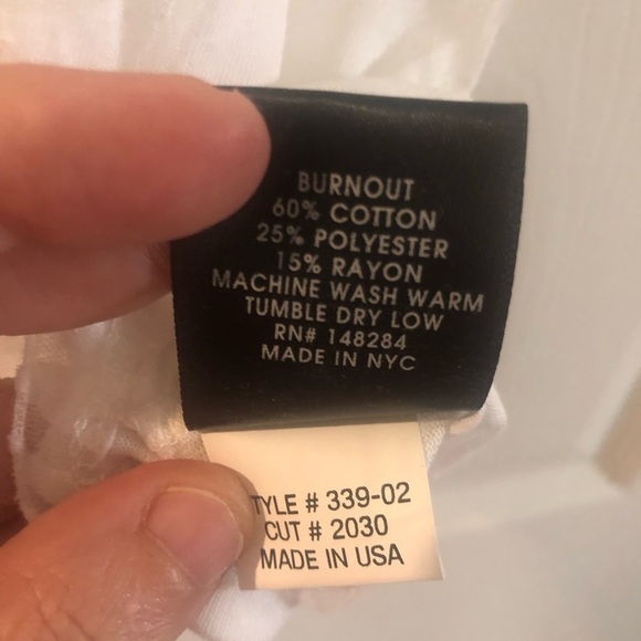 NWT Terez Burnedout diamond racerback tank. Size Large - Picture 7 of 9